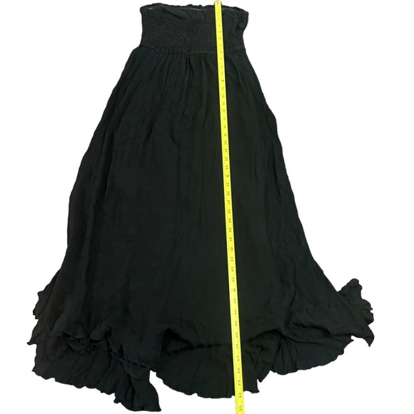 FREE PEOPLE ADELLA Corset Maxi Dress In black size small - Picture 11 of 11